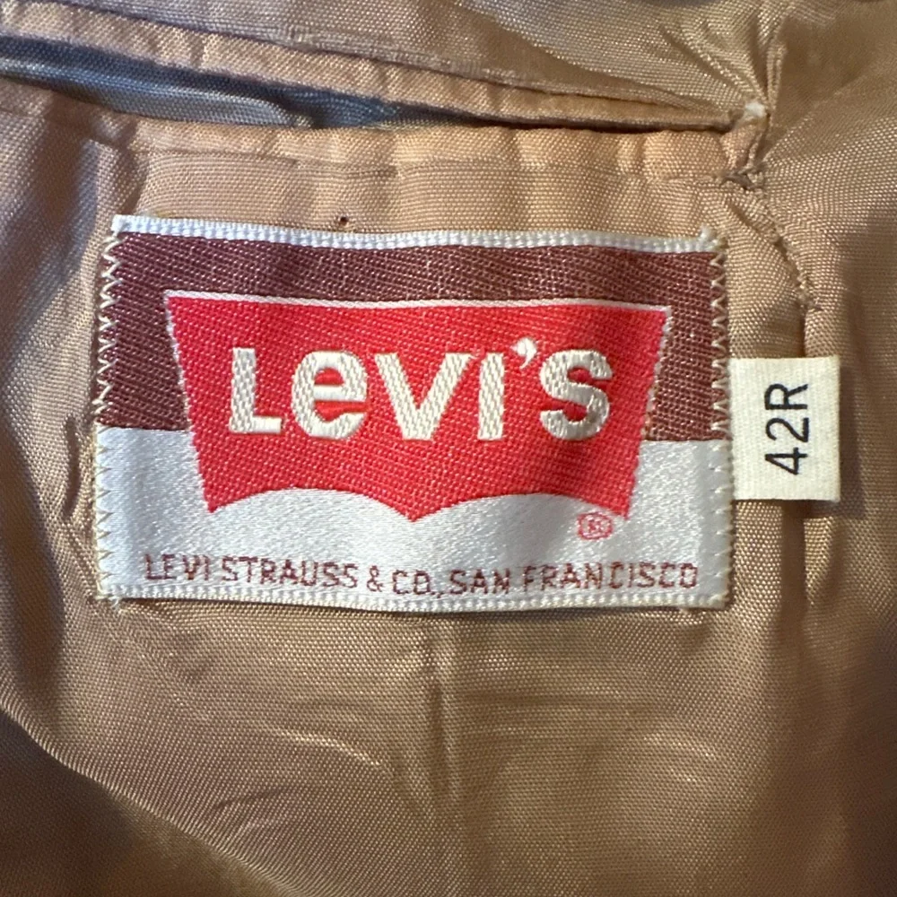 Rare 1970’s Levi's Tan Suede Blazer
